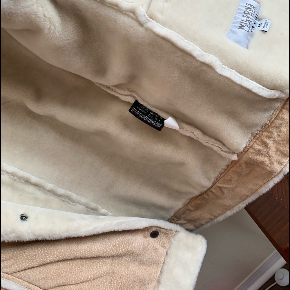 Donating Soon Wilson’s Leather Suede Jacket - Picture 4 of 11